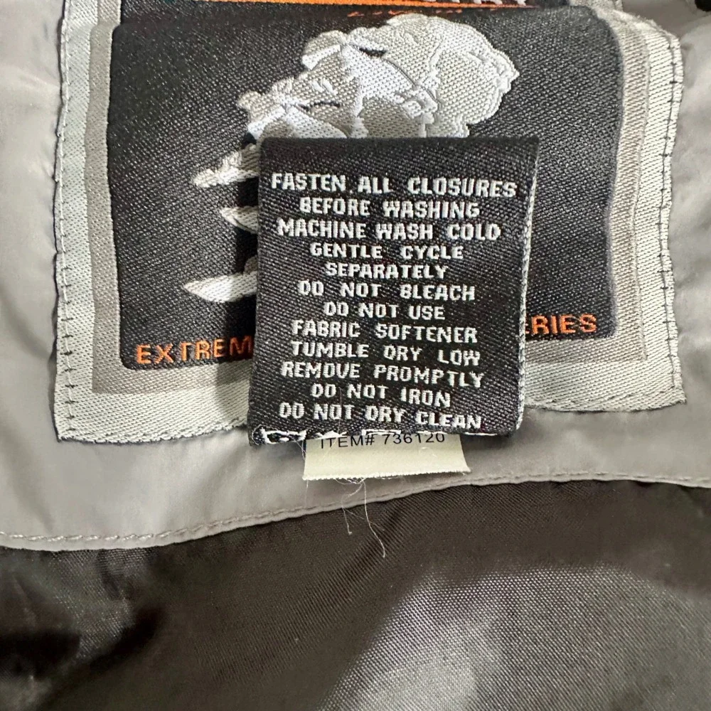 Free‎ Country Extreme Performance Down Puffer Vest Boys XS 5/6 Gray